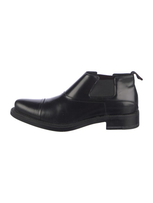 Prada Leather Chelsea Boots