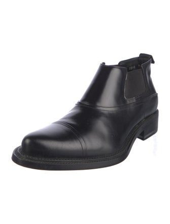 Prada Leather Chelsea Boots