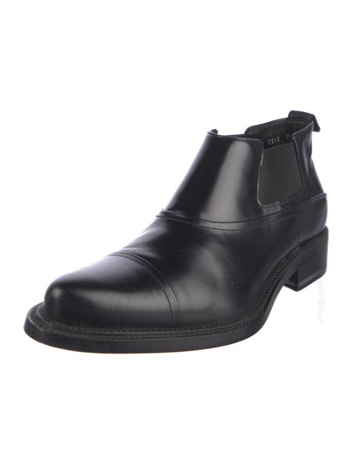 Prada Leather Chelsea Boots