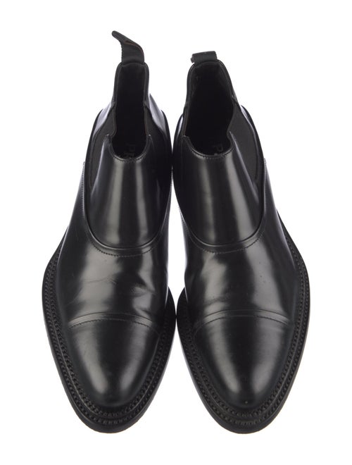 Prada Leather Chelsea Boots