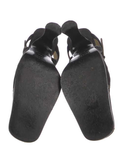Prada Suede T-Strap Pumps