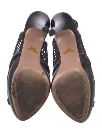 Prada Leather Slingback Pumps