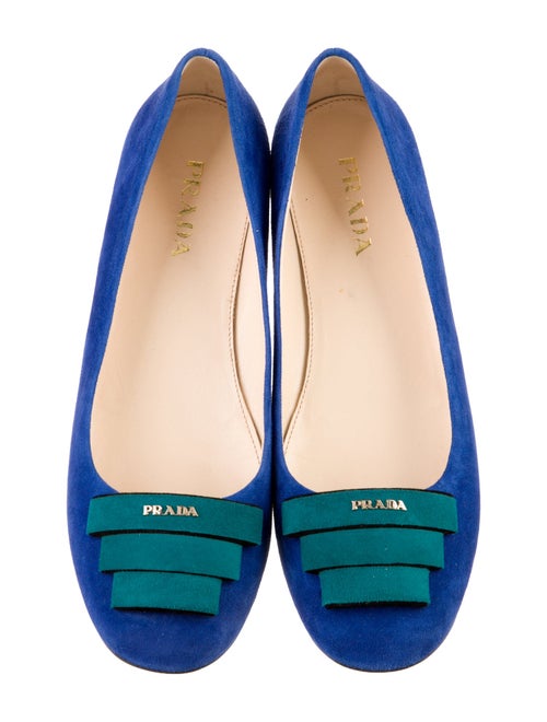 Prada Suede Ballet Flats