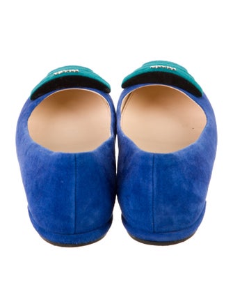 Prada Suede Ballet Flats