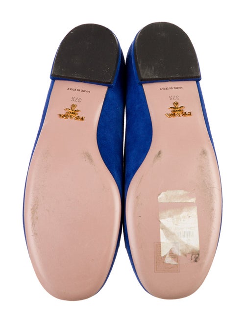 Prada Suede Ballet Flats