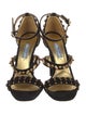 Prada Suede Studded Accents Sandals