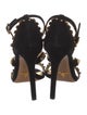 Prada Suede Studded Accents Sandals