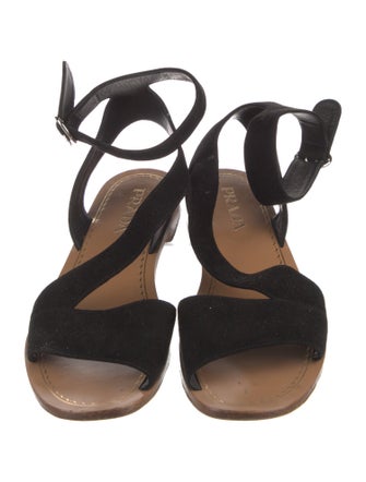 Prada Suede Gladiator Sandals