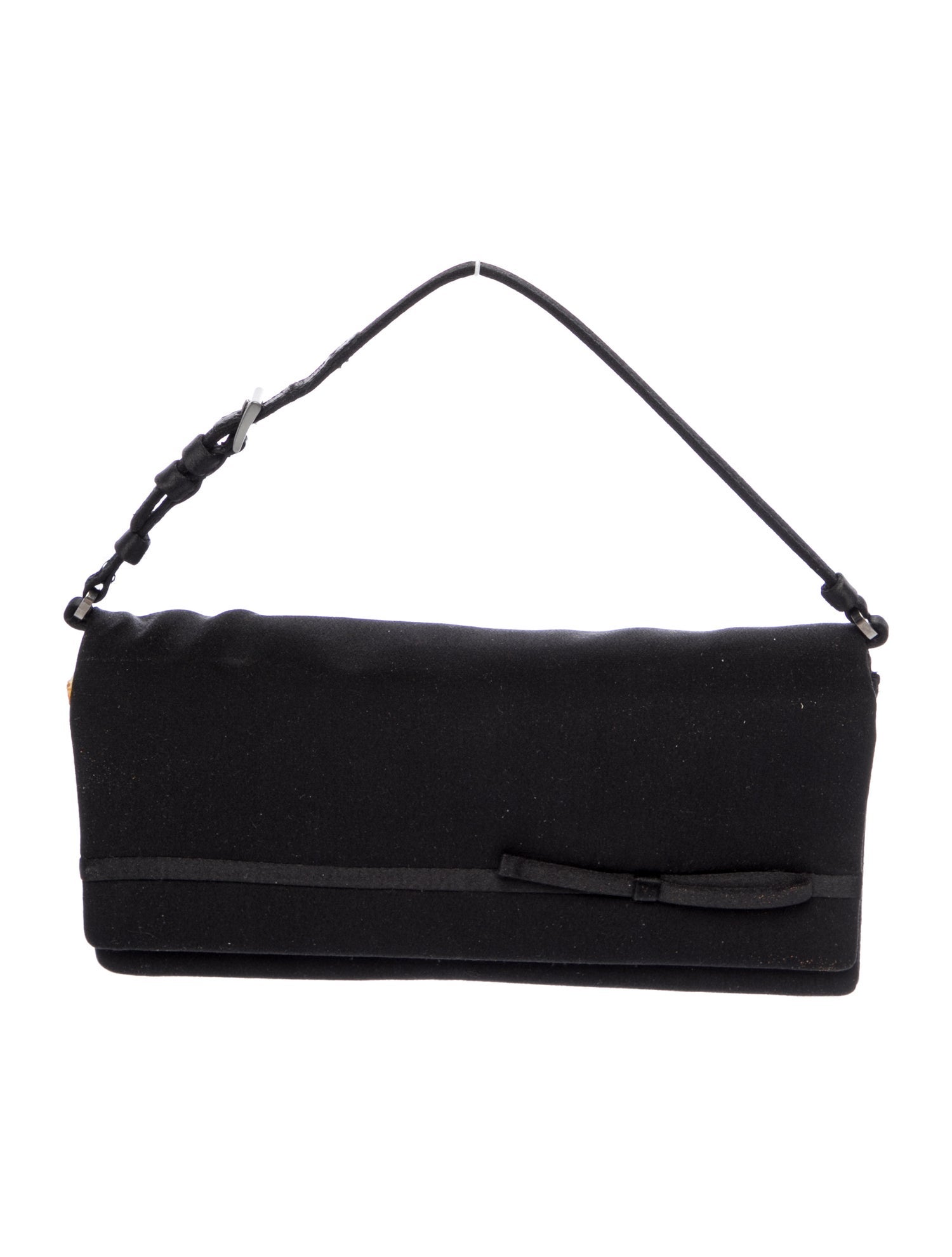 Prada Enameled Metal Triangle Top Handle Bag Vintage