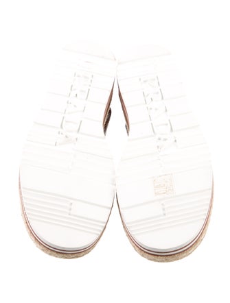 Prada Leather Espadrilles