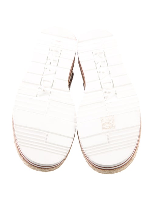 Prada Leather Espadrilles