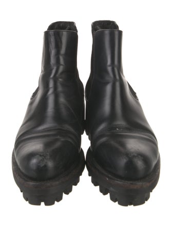 Prada Leather Chelsea Boots