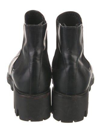 Prada Leather Chelsea Boots