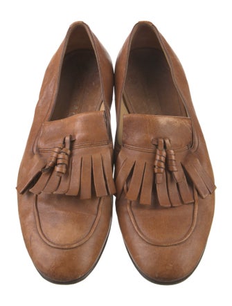 Prada Leather Moccasins