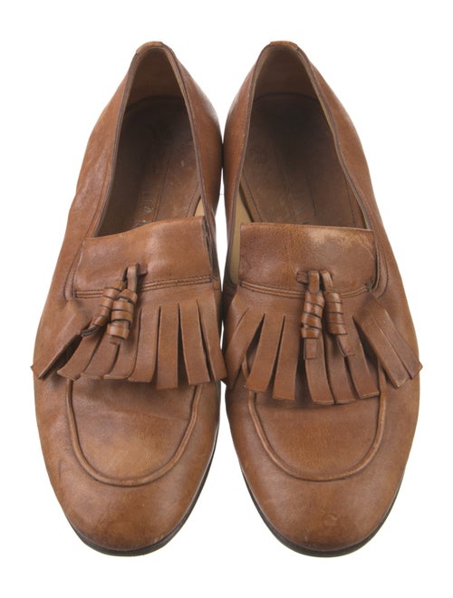 Prada Leather Moccasins