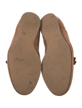 Prada Leather Moccasins