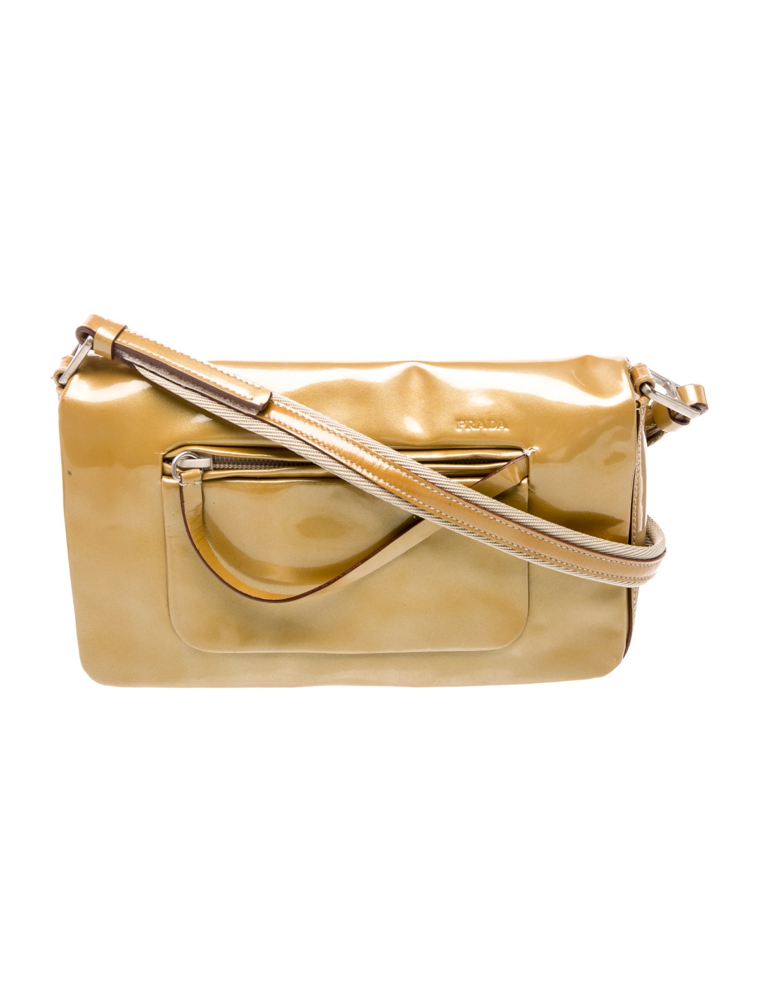 Prada Spazzolato Leather Shoulder Bag