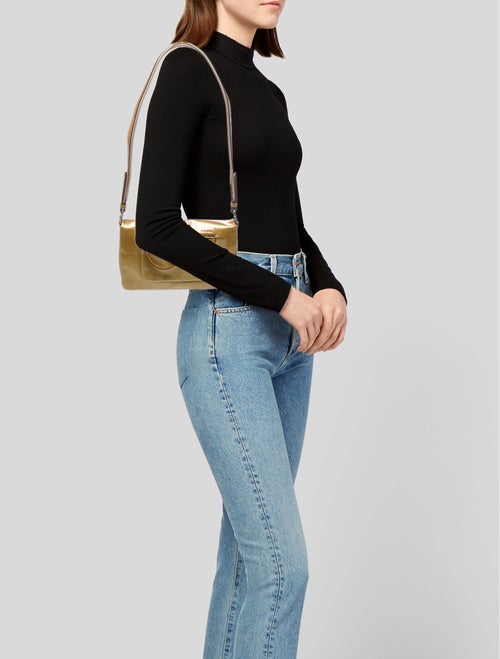 Prada Spazzolato Leather Shoulder Bag