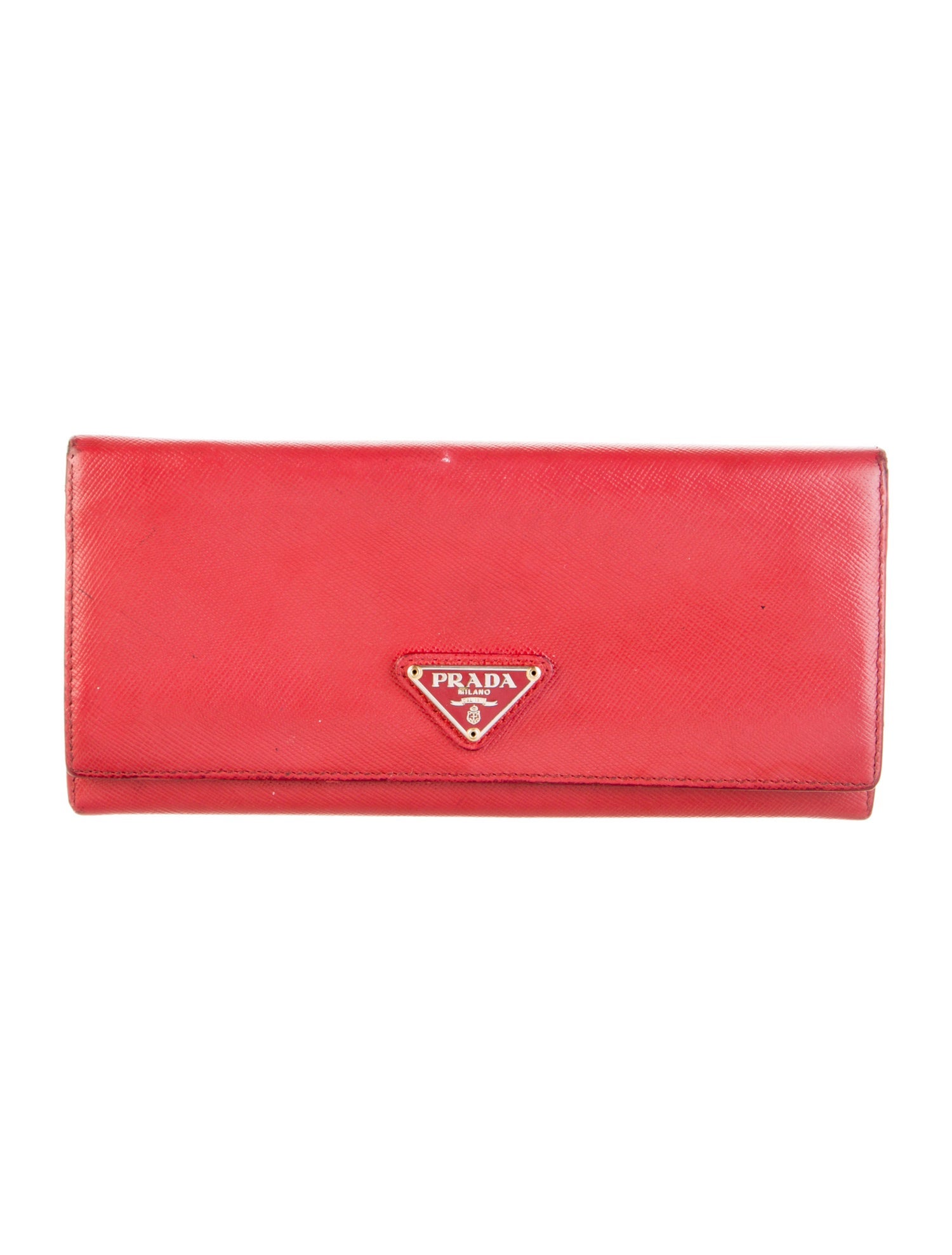 Prada Saffiano Lux Leather Continental Wallet