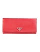 Prada Saffiano Lux Leather Continental Wallet