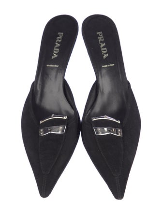 Prada Suede Mules