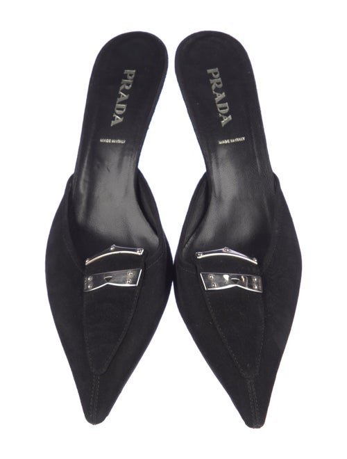 Prada Suede Mules