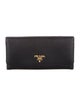Prada Saffiano Cuir Leather Continental Wallet
