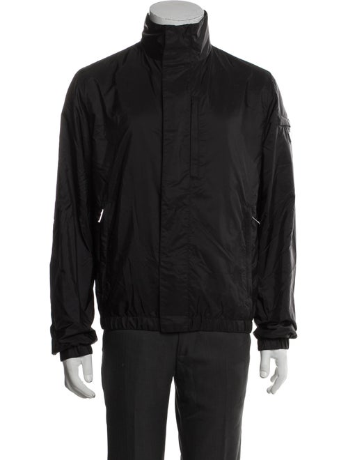 Prada 2021 Enameled Metal Triangle Windbreaker