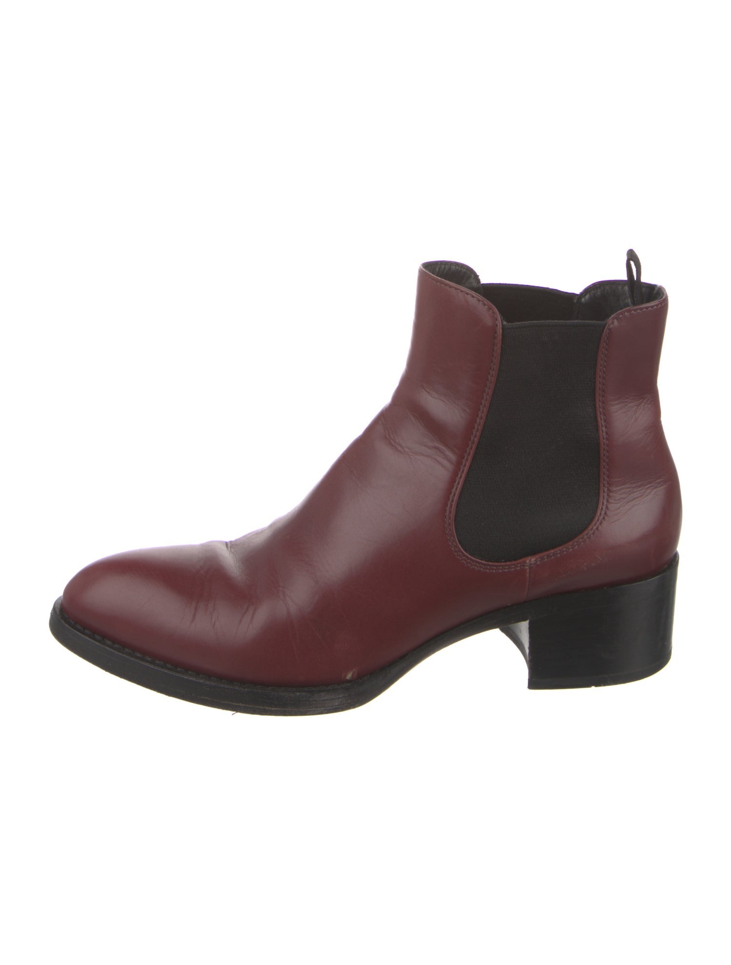 Prada Leather Chelsea Boots