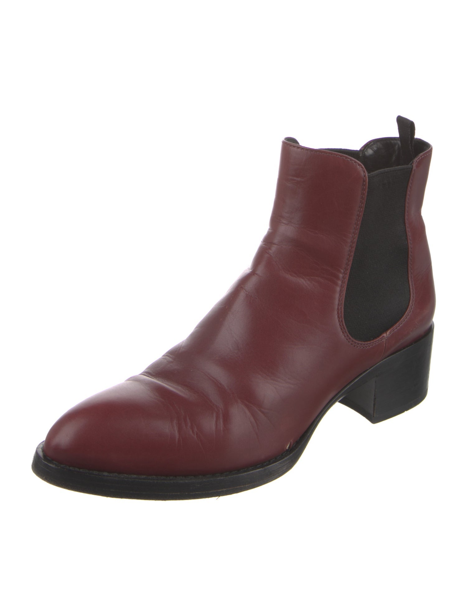 Prada Leather Chelsea Boots