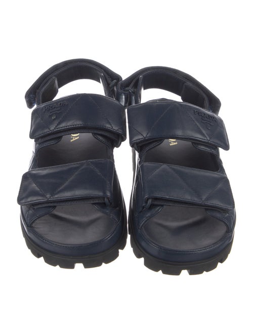 Prada Leather Slingback Sandals