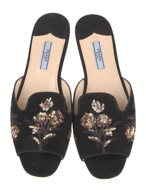 Prada Suede Mules