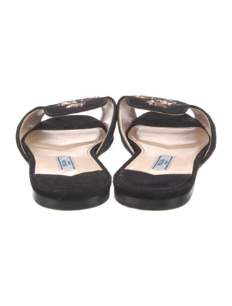 Prada Suede Mules
