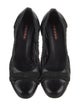 Prada Patent Leather Bow Accents Pumps