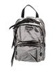 Prada Enameled Metal Triangle Backpack