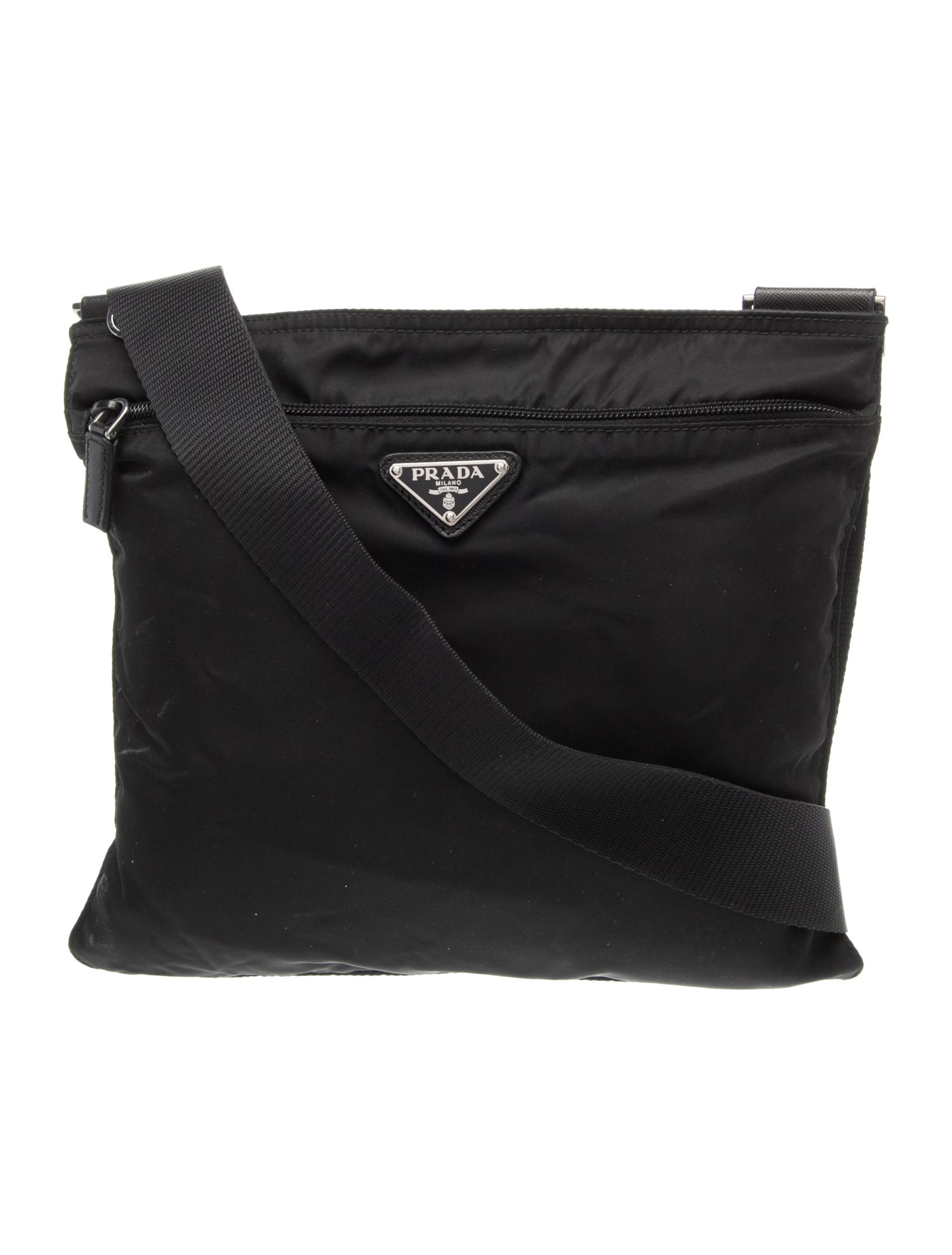 Prada Vela Nylon Messenger Bag