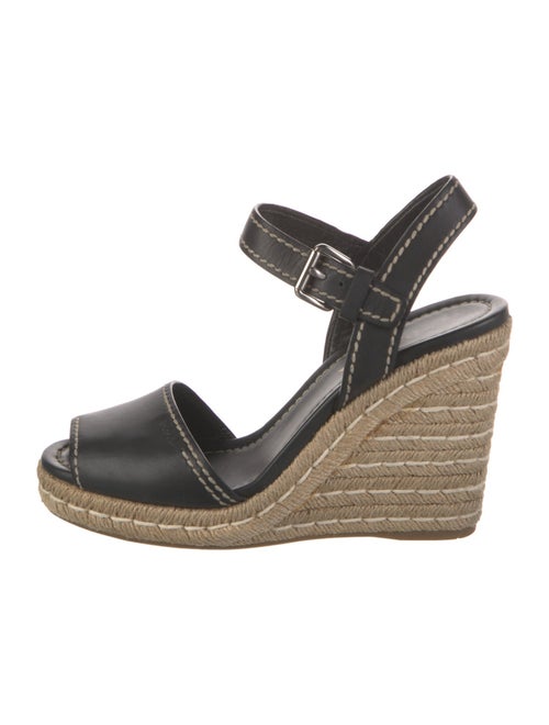 Prada Leather Espadrilles