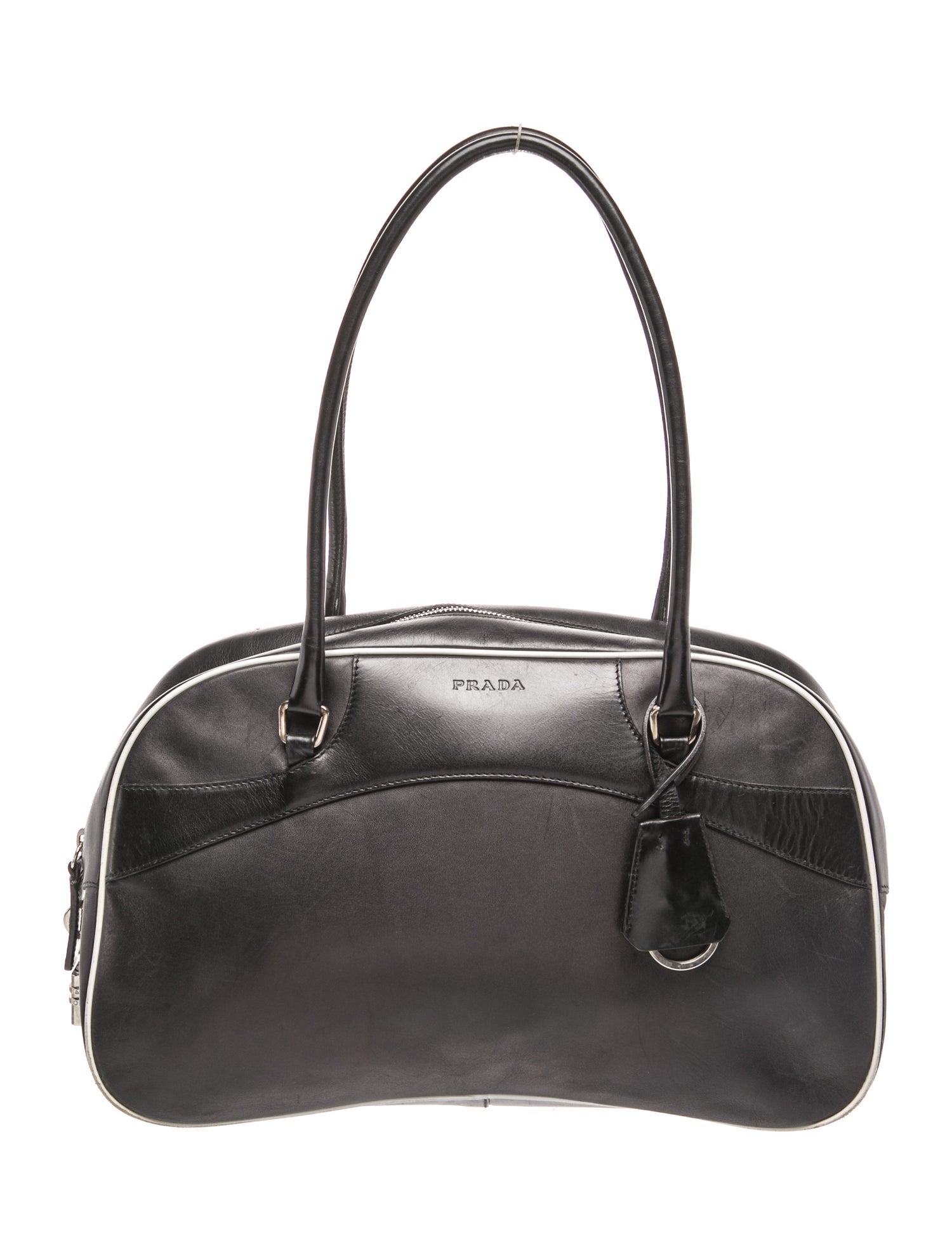 Prada Vitello Leather Bauletto