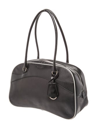 Prada Vitello Leather Bauletto