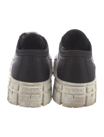 Prada Nylon Graphic Print Sneakers