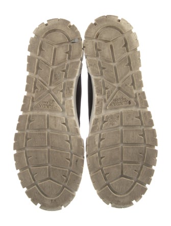 Prada Nylon Graphic Print Sneakers