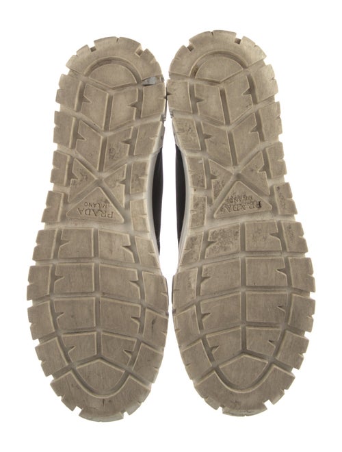 Prada Nylon Graphic Print Sneakers