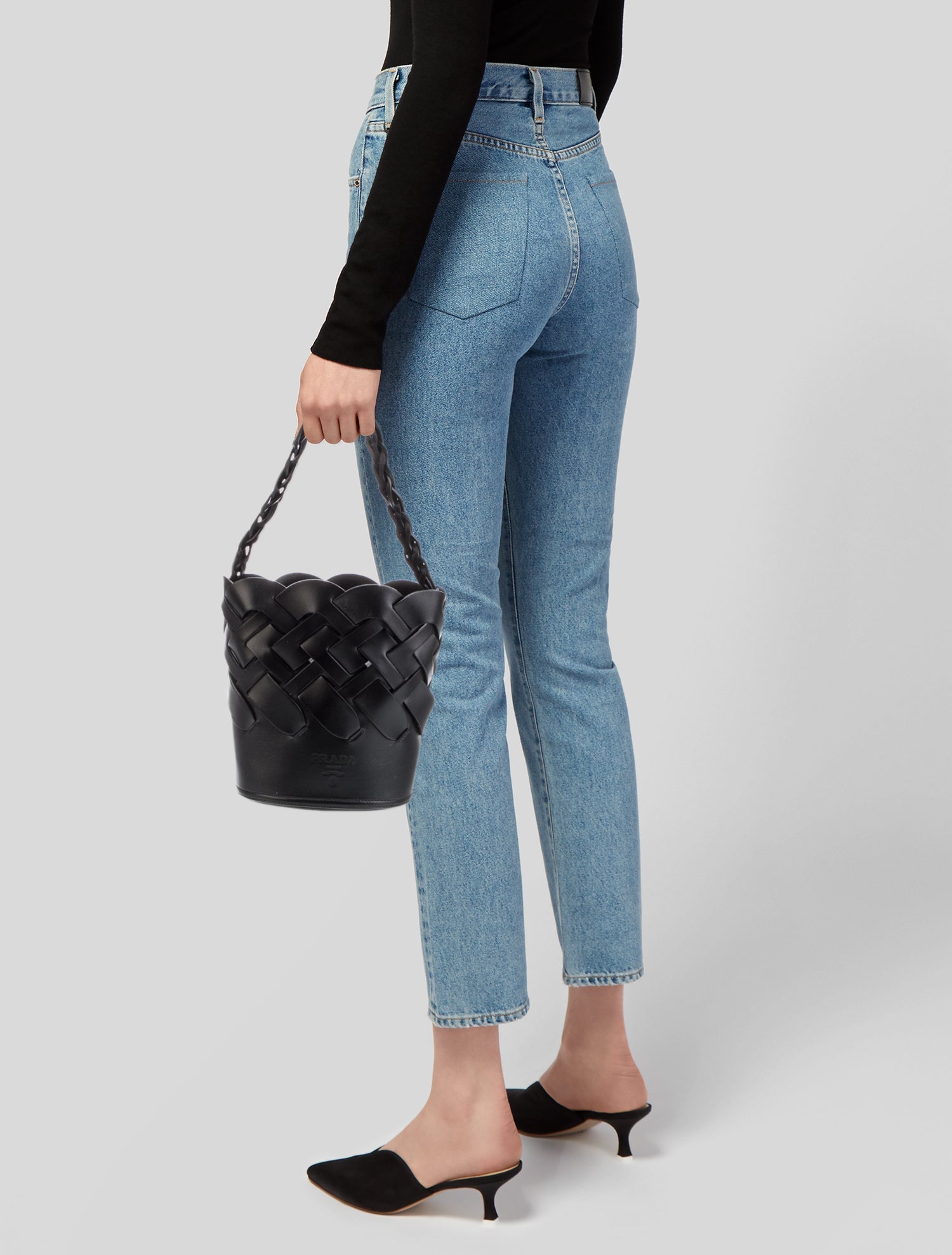 Prada Vitello Leather Tress