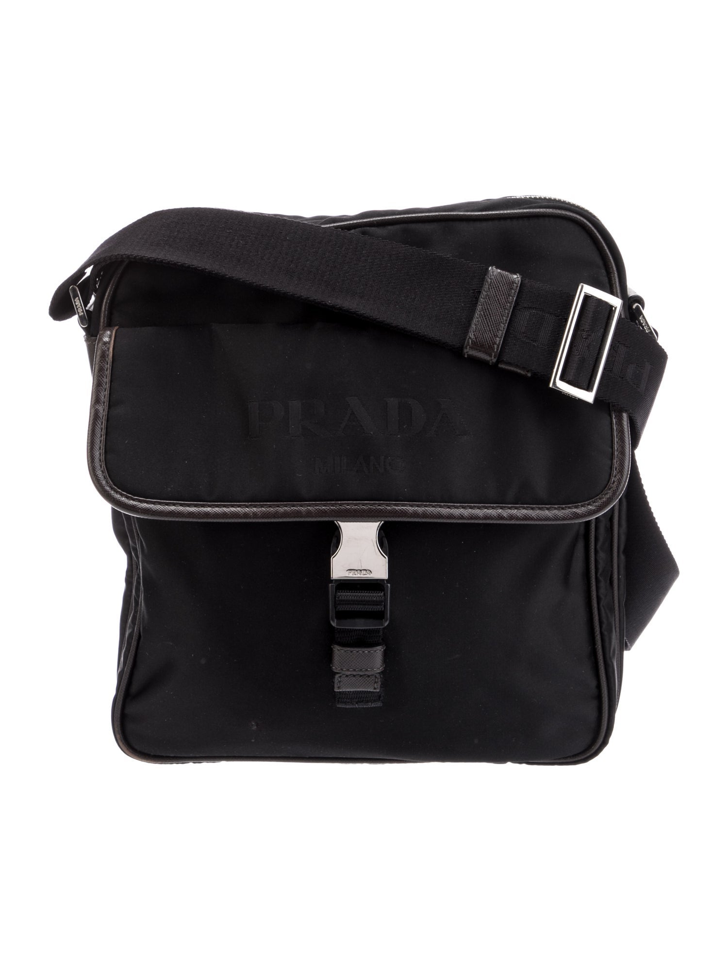 Prada Tessuto Nylon Messenger Bag