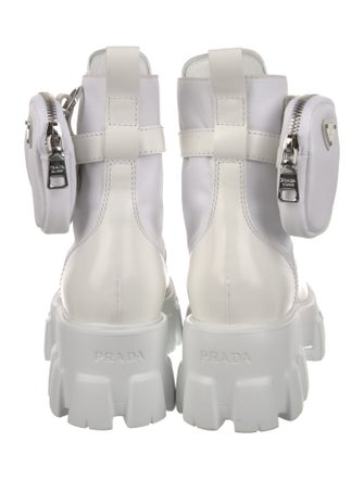Prada Leather Combat Boots