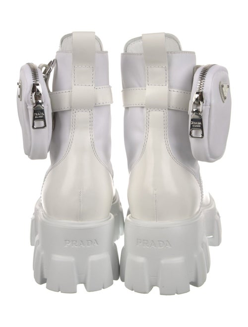 Prada Leather Combat Boots