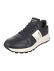 Prada Leather Colorblock Pattern Sneakers