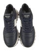 Prada Leather Colorblock Pattern Sneakers