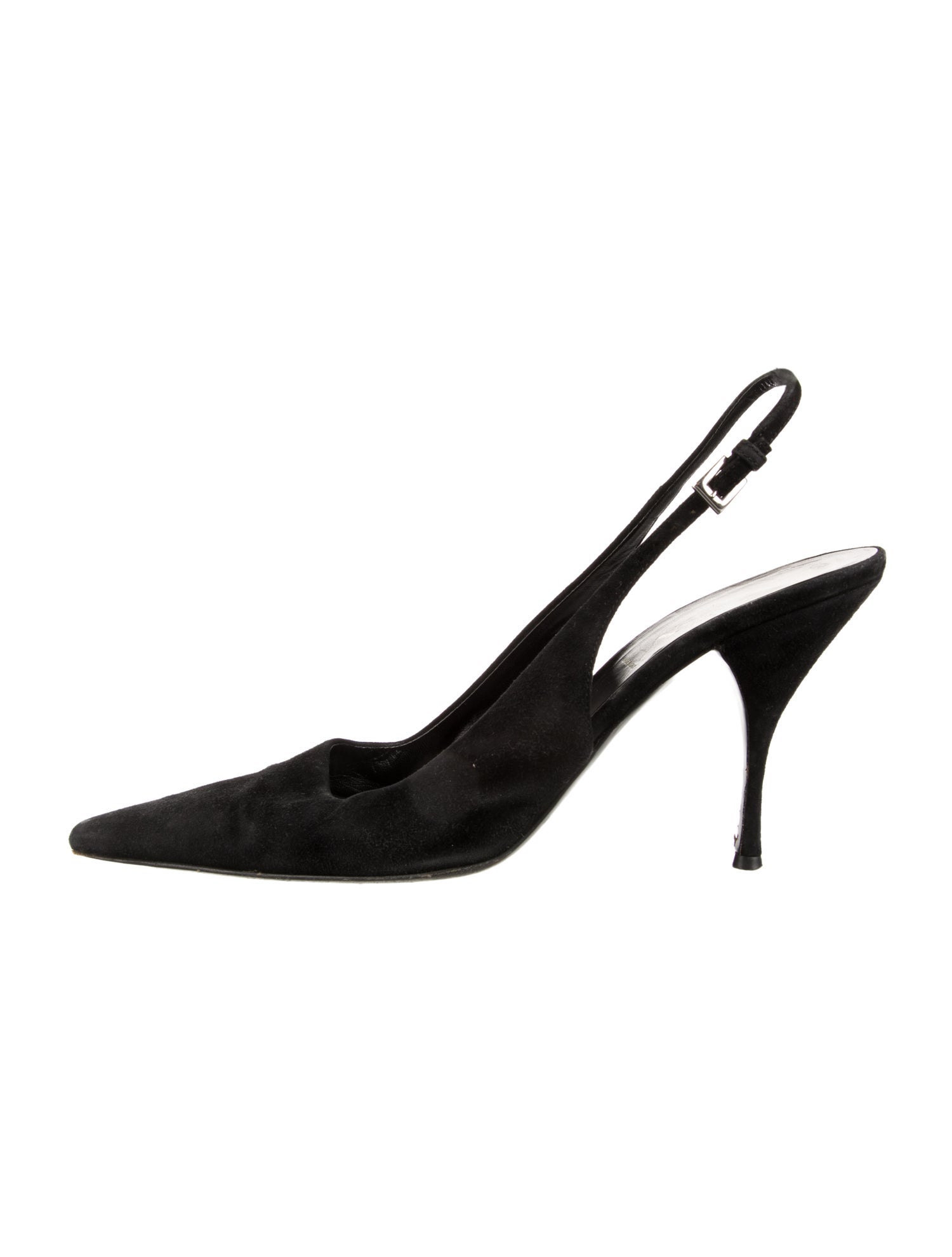 Prada Suede Slingback Pumps