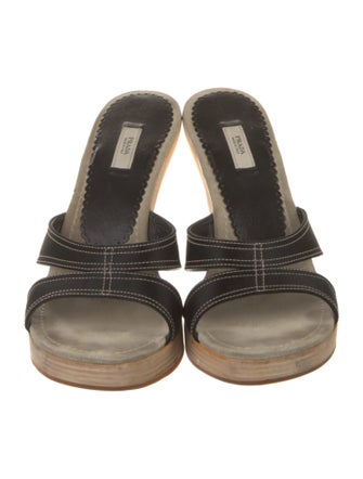 Prada Satin Slides